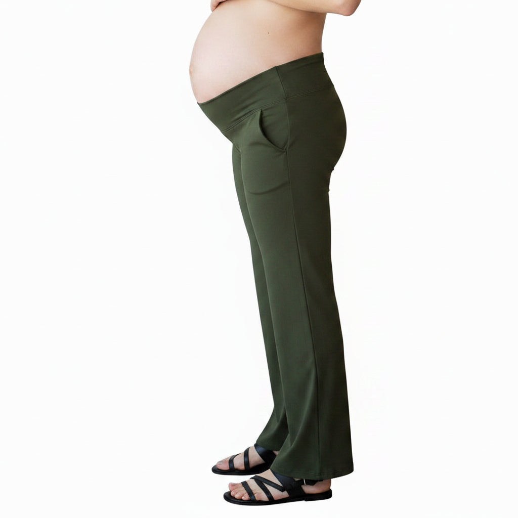 Olive Dressy Under Belly Transition Pants S-XXXL