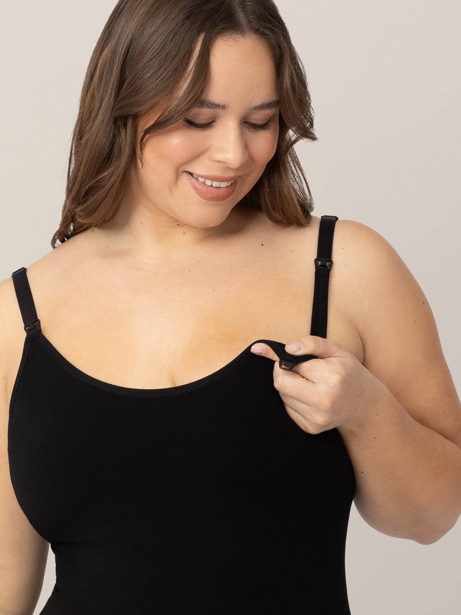 Black Sublime® Bamboo Maternity & Nursing Camisole