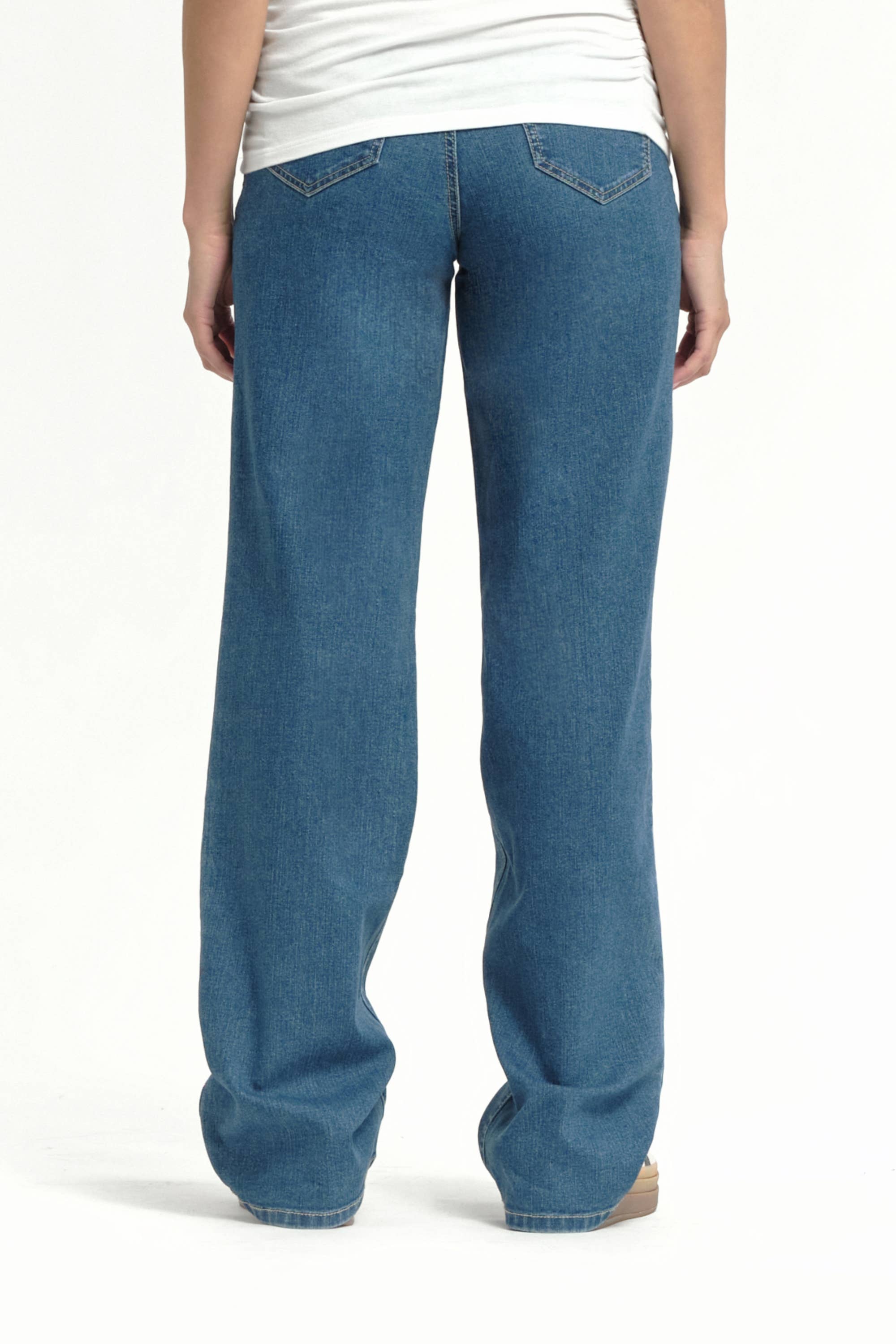 1822 DENIM 34" Baggy Straight leg Jean in Iman