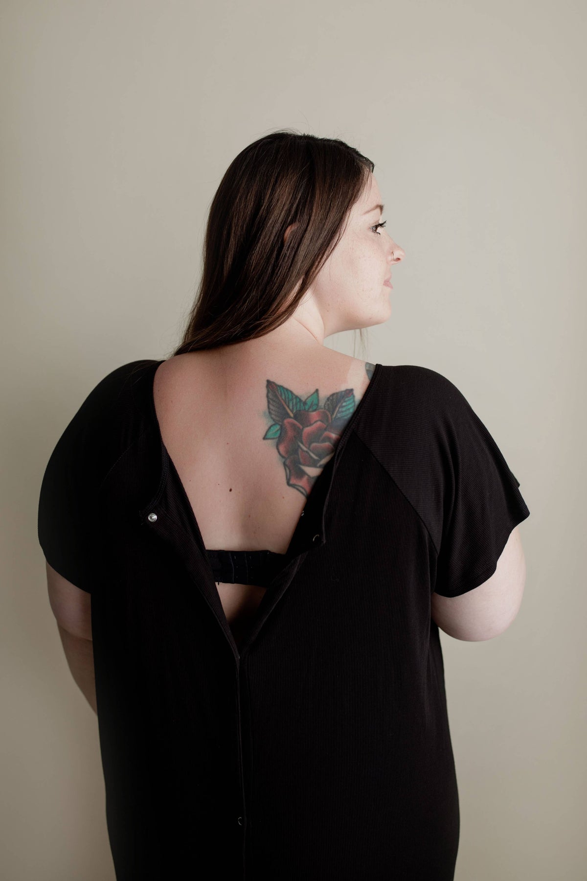 Black Labor ~ Delivery ~ Nursing Gown