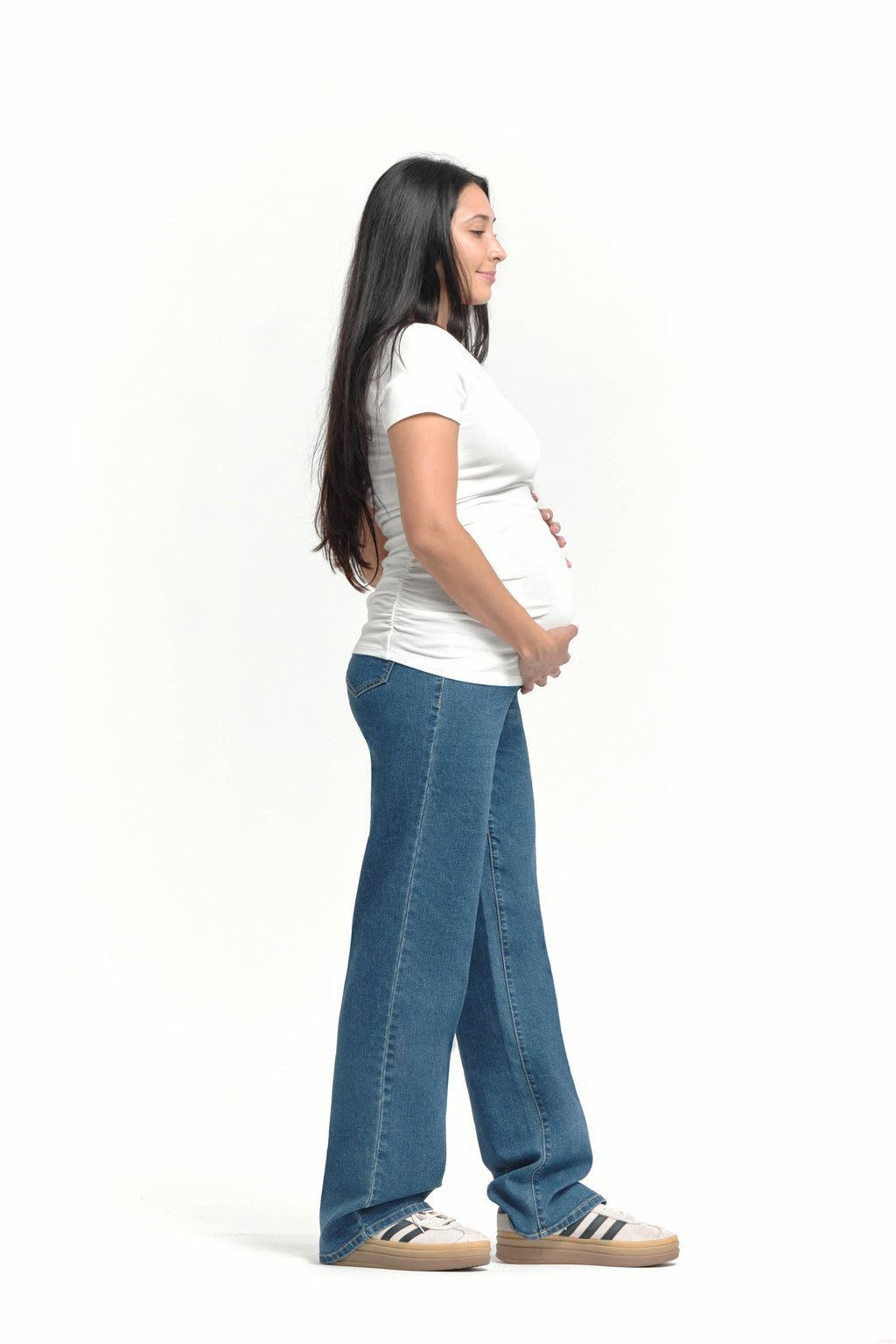 1822 DENIM 34" Baggy Straight leg Jean in Iman