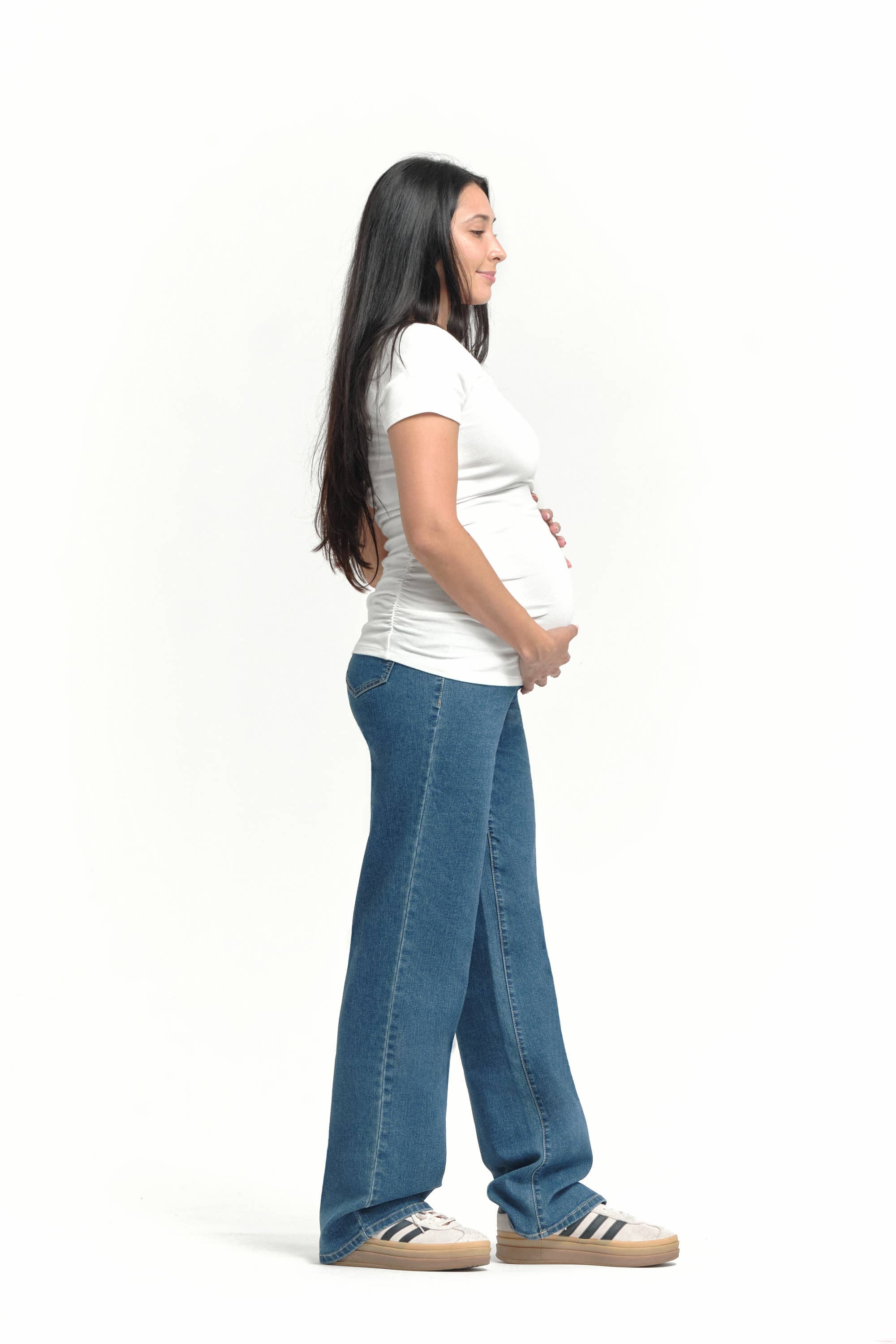 1822 DENIM 34" Baggy Straight leg Jean in Iman