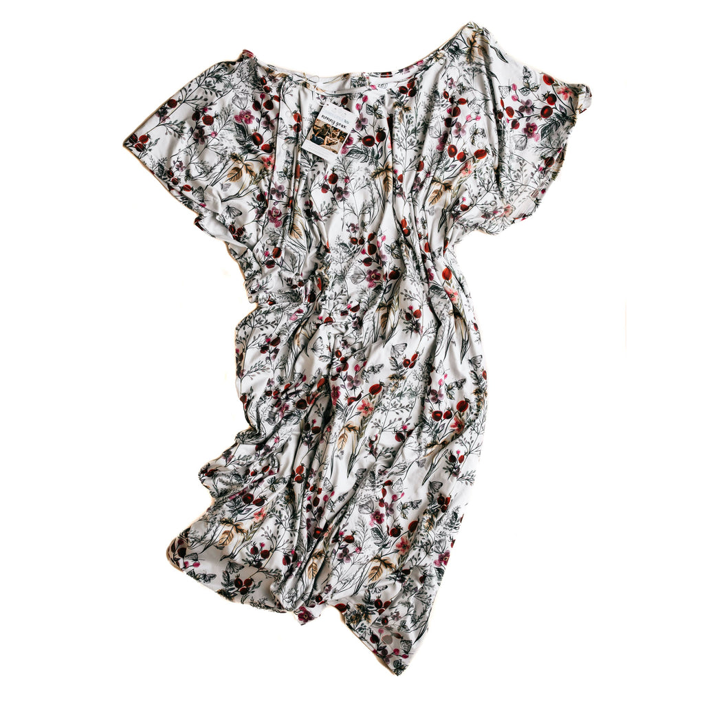 Floral Labor ~ Delivery ~ Nursing Gown