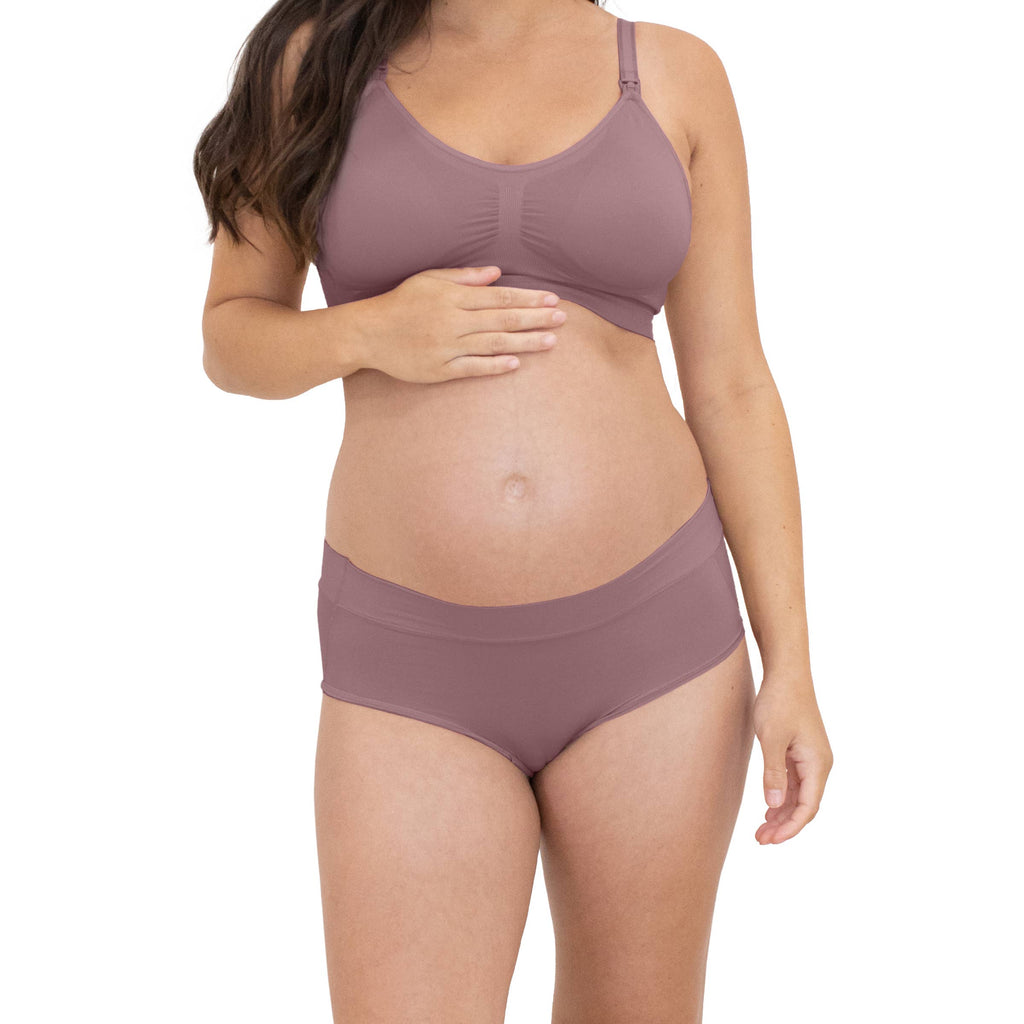 Black Brief Grow with Me Maternity & Postpartum Panty