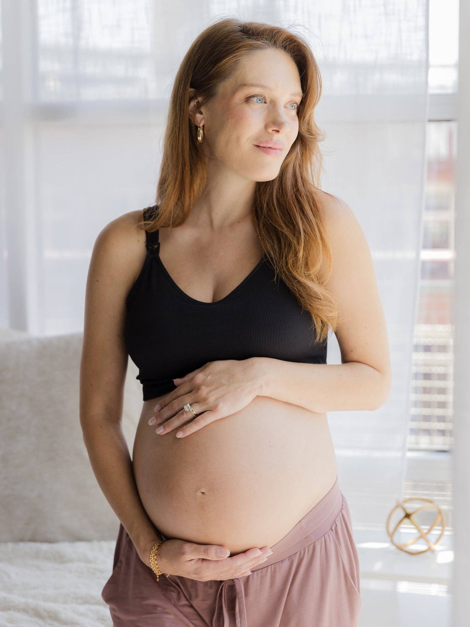 Mia Maternity & Nursing  Bra Black Busty