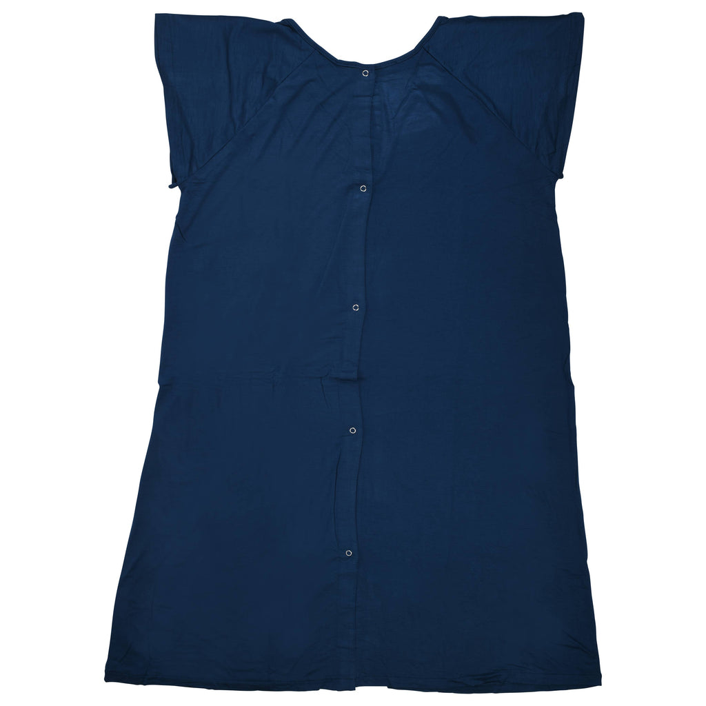 Navy Blue Labor ~ Delivery ~ Nursing Gown