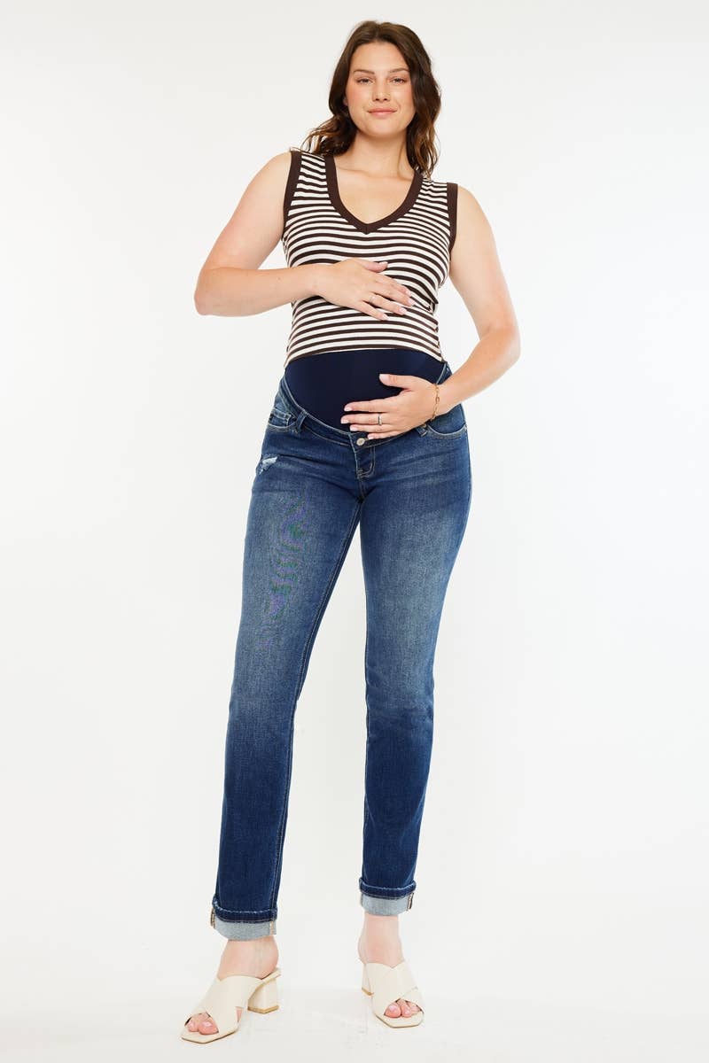 Kan Can Straight Leg Dark Wash Denim